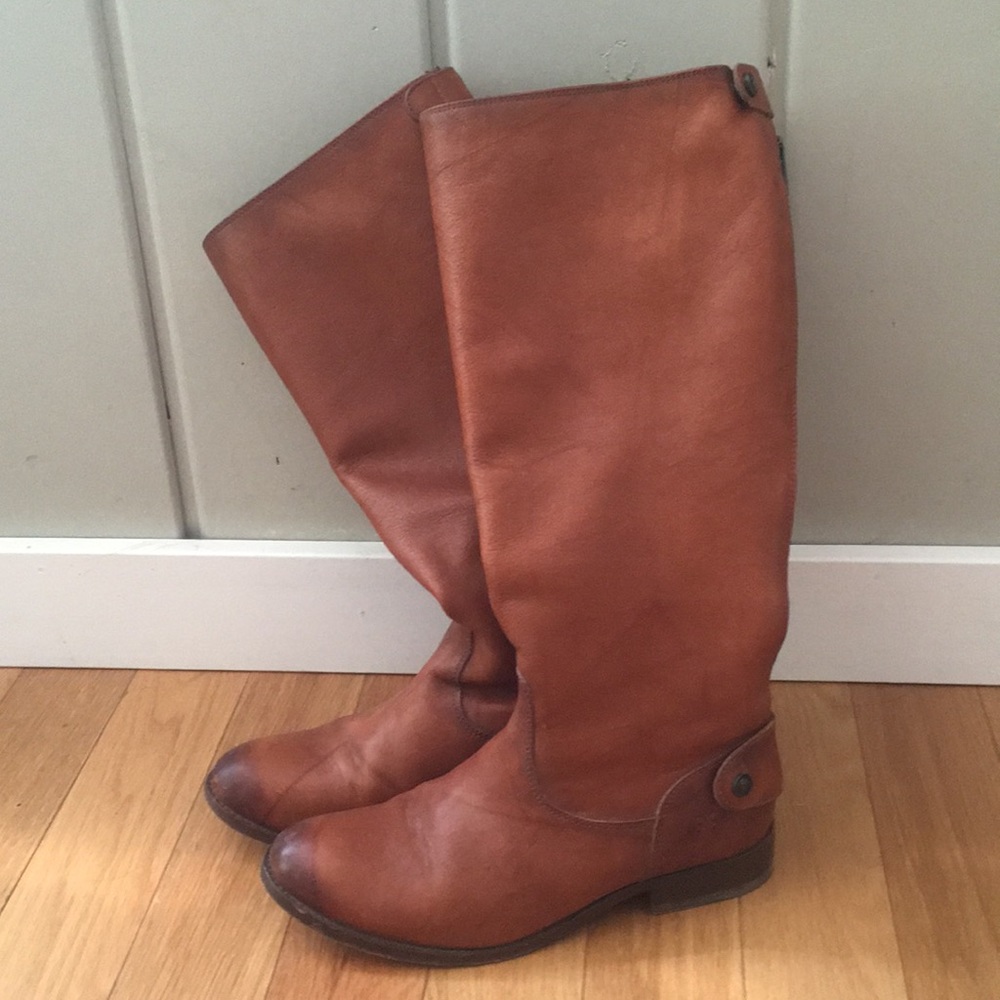 Frye Melissa zip boots